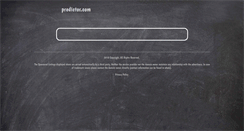Desktop Screenshot of predictor.com